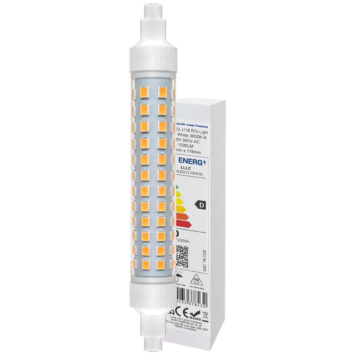 10W J118 R7s SMD LED Light Bulb Warm White or Cool White - Free delivery on all orders