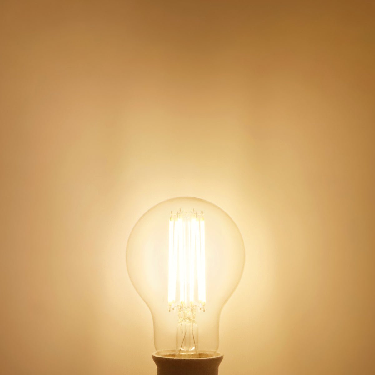 10W LED A60 Filament Light Bulb Dimmable 3000K E27 Clear Glass 3 or 5 or 10 PACK