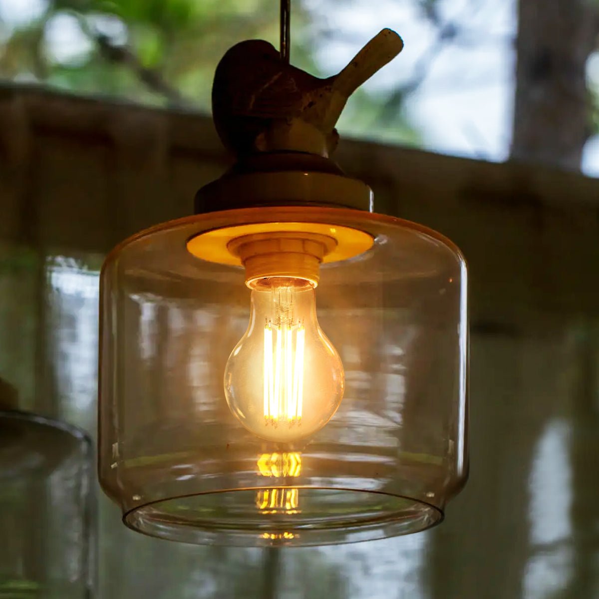 10W LED A60 Filament Light Bulb Dimmable 3000K E27 Clear Glass 3 or 5 or 10 PACK
