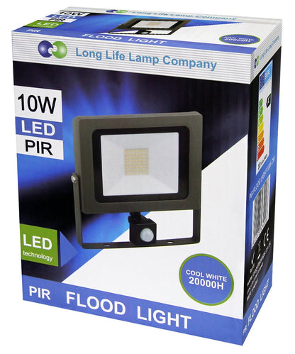 10w LED Floodlight Cool White 6000k Energy Saving 100w Equivalent IP65 10WFLCW NAV - Energy Light Bulbs - Free delivery on all orders