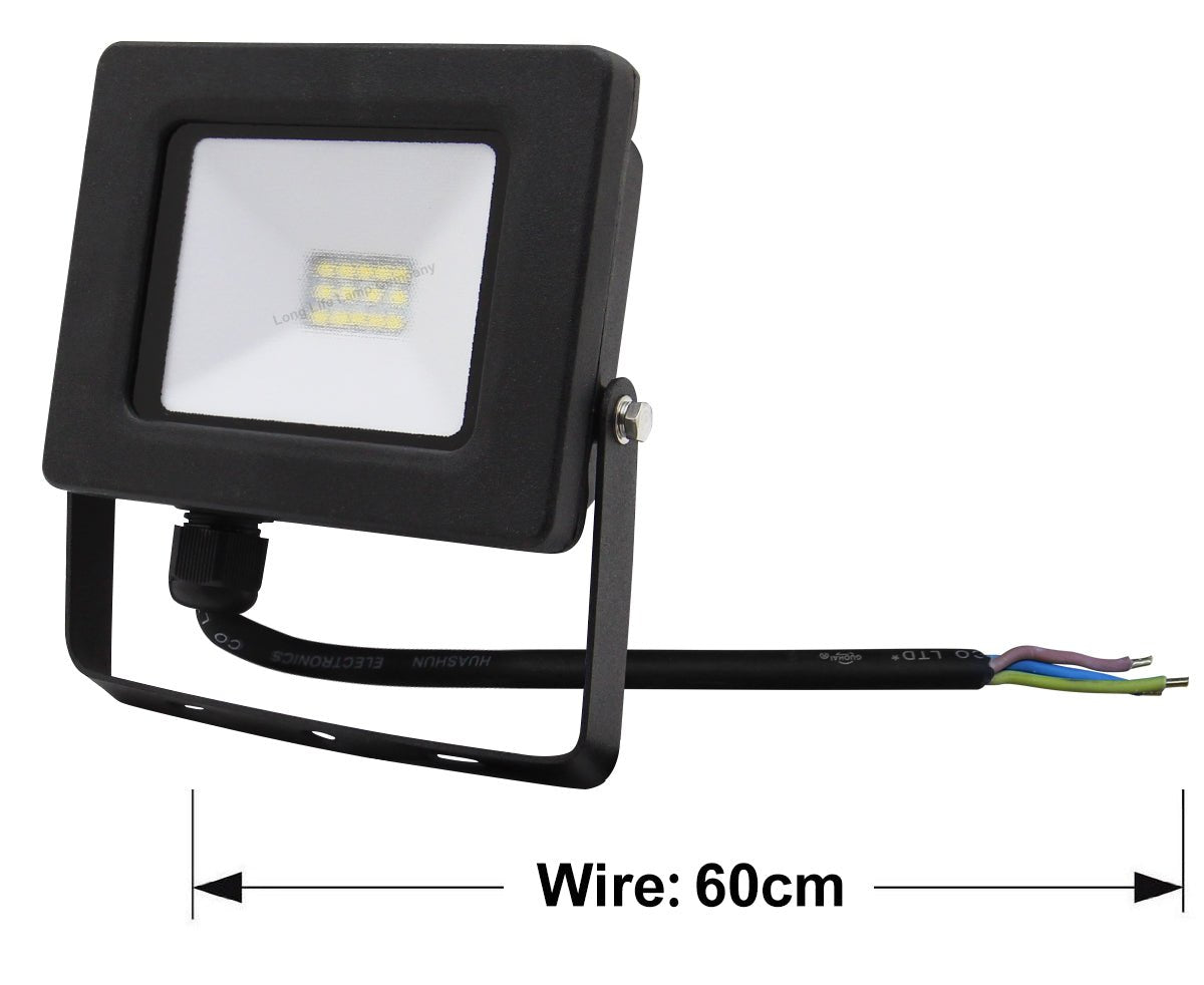 10w LED Floodlight Cool White 6000k Energy Saving 100w Equivalent IP65 NAV - Energy Light Bulbs - Free delivery on all orders