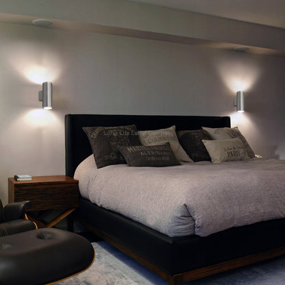 10W LED Stainless Steel Up Down Indoor Wall Light GU10 IP20 - Energy Light Bulbs - Free delivery on all orders