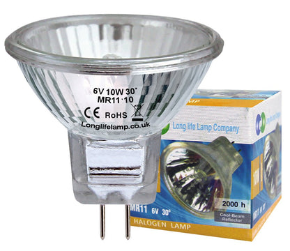 10w MR11 Light Bulb for Fibre Optics 6v - Energy Light Bulbs - Free delivery on all orders