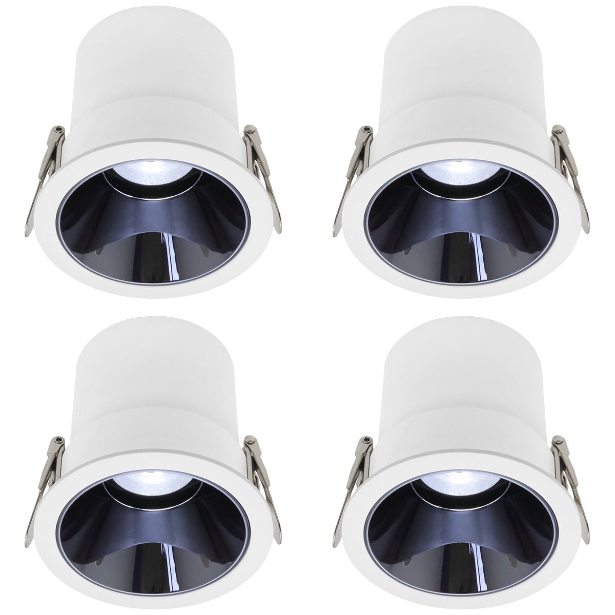 10W Round Ceiling Recessed LED Downlight Anti Glare Spotlight Adjustable Cool White - Energy Light Bulbs - Free delivery on all orders
