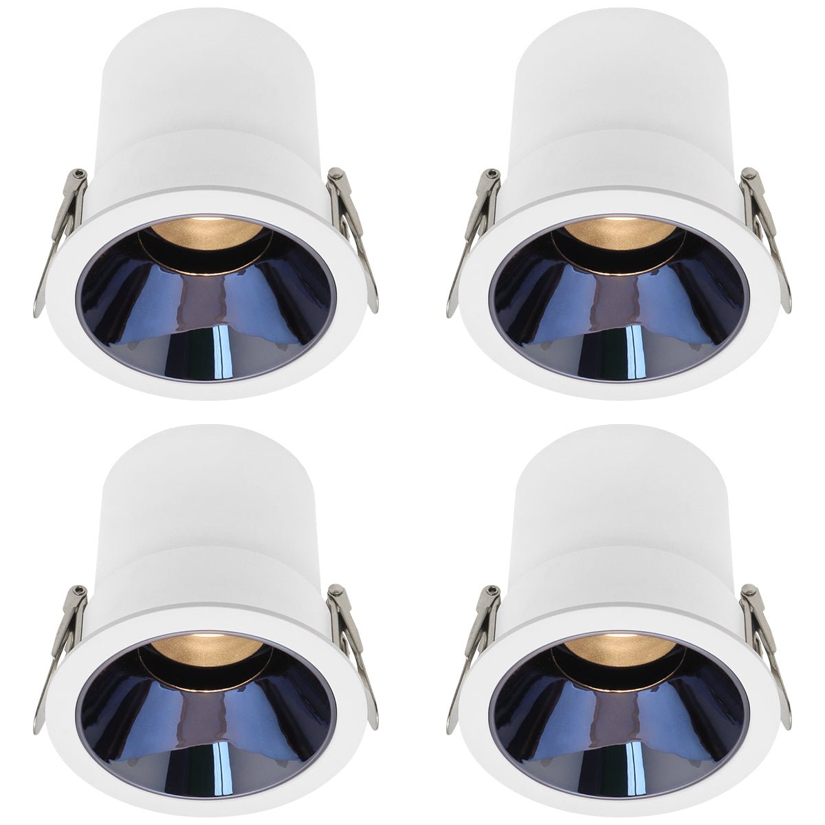10W Round Ceiling Recessed LED Downlight Anti Glare Spotlight Adjustable Warm White - Energy Light Bulbs - Free delivery on all orders