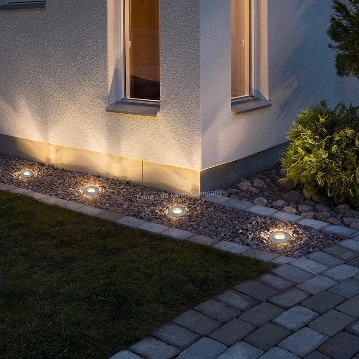 Outdoor Ground Walk Over Recessed Light Round IP67 Waterproof