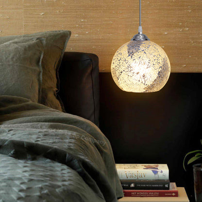 Vintage Glass Globe Ceiling Hanging Pendant Light Shade Mosaic Lighting