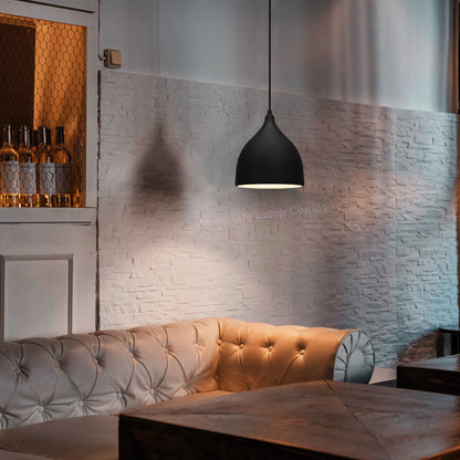 Minimalist Modern Pendant Ceiling Light Black Shade - Free delivery on all orders