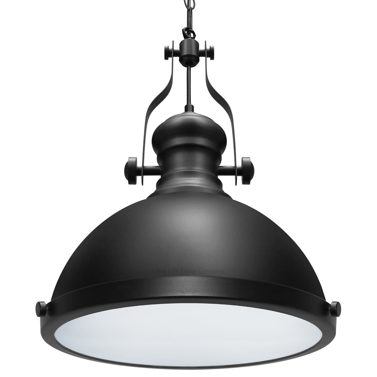 Industrial Black Ceiling Pendant Light with 9W LED - Free delivery on all orders