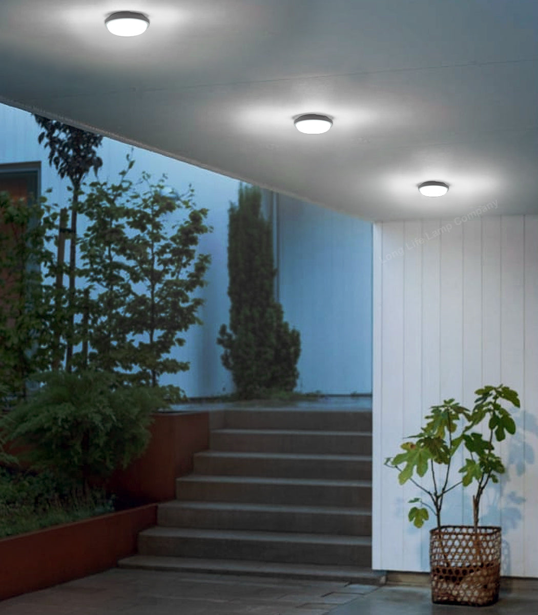 15w LED Bulkhead Round Ceiling Light Cool White - Free delivery on all orders