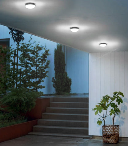 15w LED Bulkhead Round Ceiling Light Cool White - Free delivery on all orders