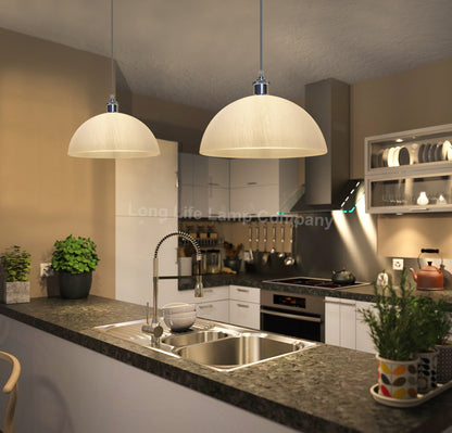 Frosted Opaque Modern Glass Ceiling Pendant Light