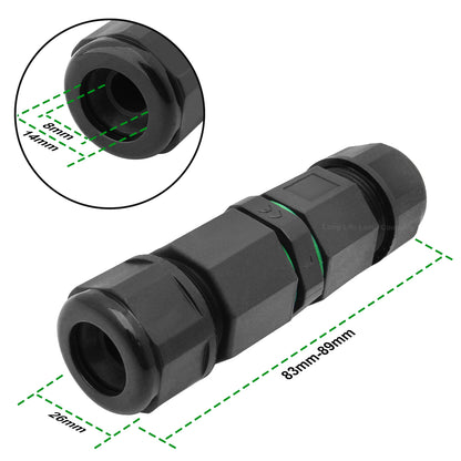 Waterproof IP68 Quick Connector 3 Terminal 3P L+N