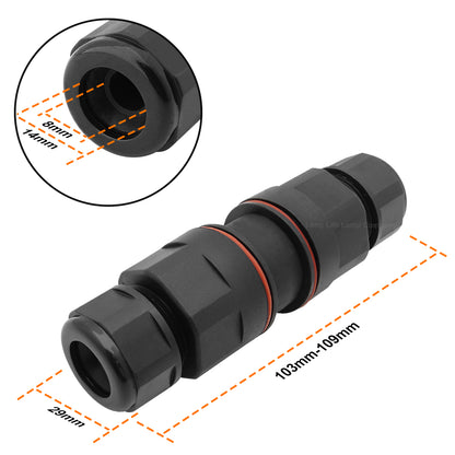 Waterproof IP68 16A Quick Connector 3 Terminal 2P L E N - Free delivery on all orders