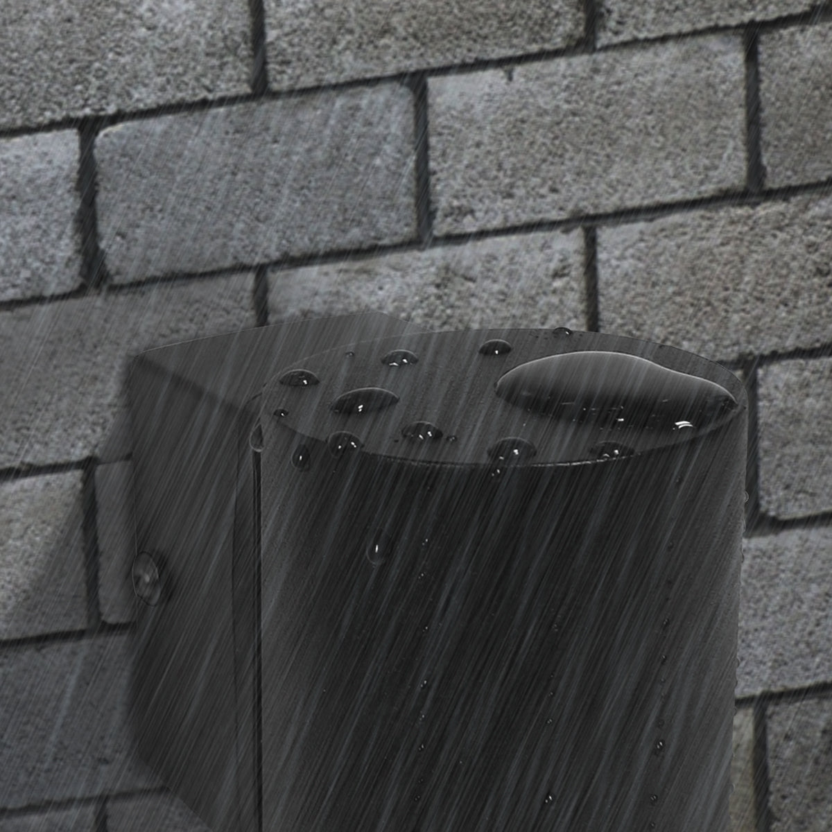 Outdoor Black Single Wall Light Stainless Steel IP65 ZLC018B