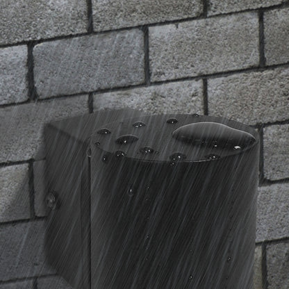 Outdoor Black Single Wall Light Stainless Steel IP65 ZLC018B