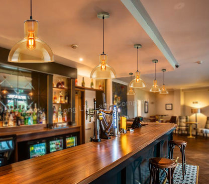 Modern Vintage Ceiling Gold Glass Pendant Lamp - Free delivery on all orders