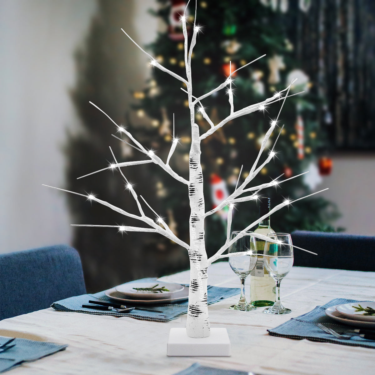 60cm LED Christmas Tree 6000K Dual Power Plug - in Battery - Free delivery on all orders