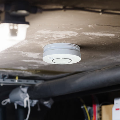Sensor Smoke Alarm 240v Mains Operated with Battery Back Up Photoelectric Detector