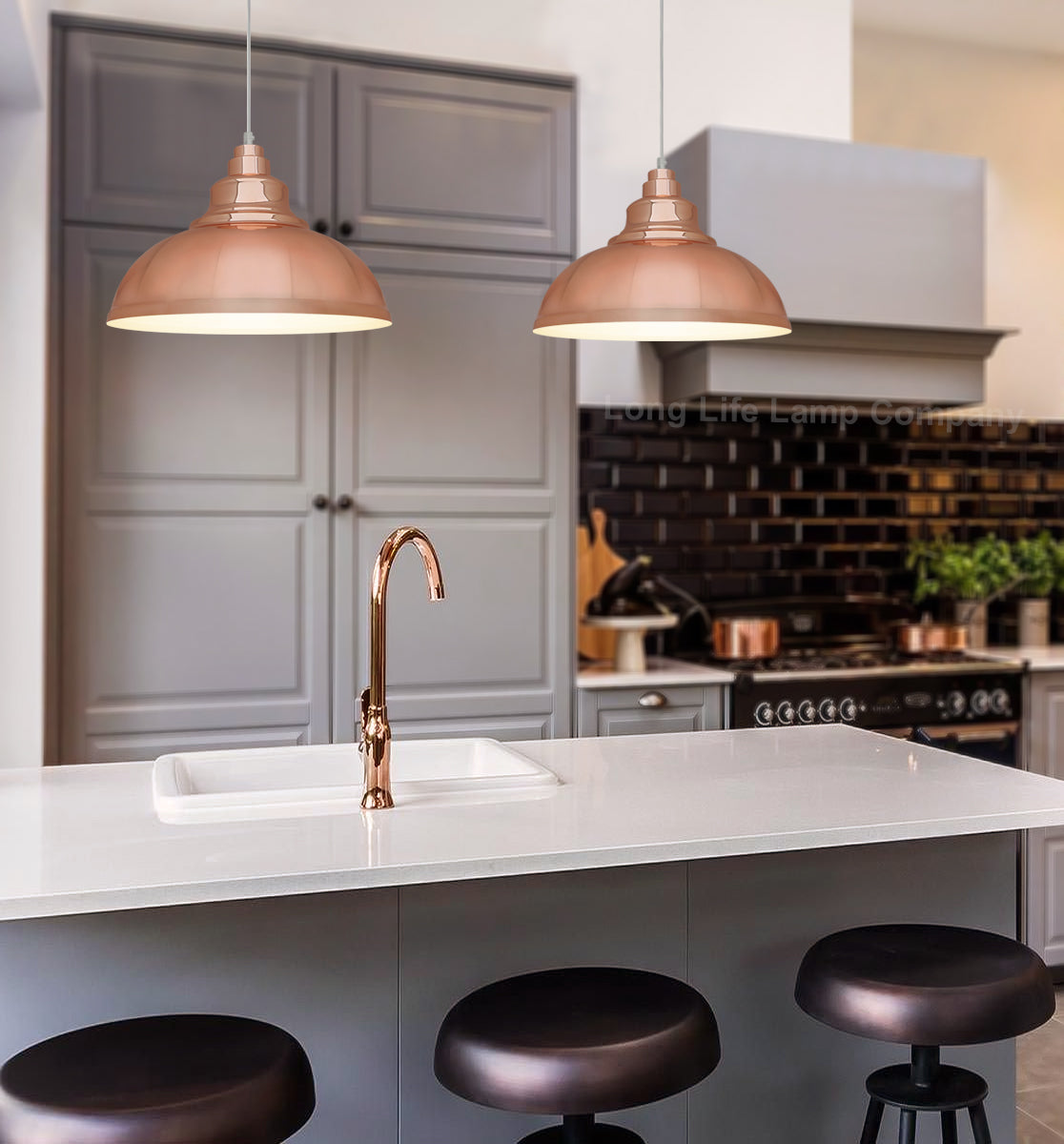 Modern Ceiling Copper Pendant Light M0153 - Free delivery on all orders