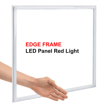 40w LED Recessed Ceiling Panel Frame Border Edge Light Red 600 X 600