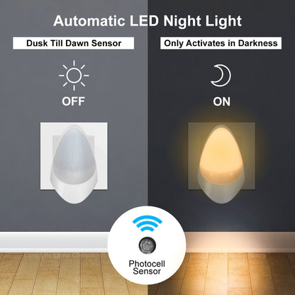 Automatic Plug - in LED Night Light A Rated Warm White - Free delivery on all orders