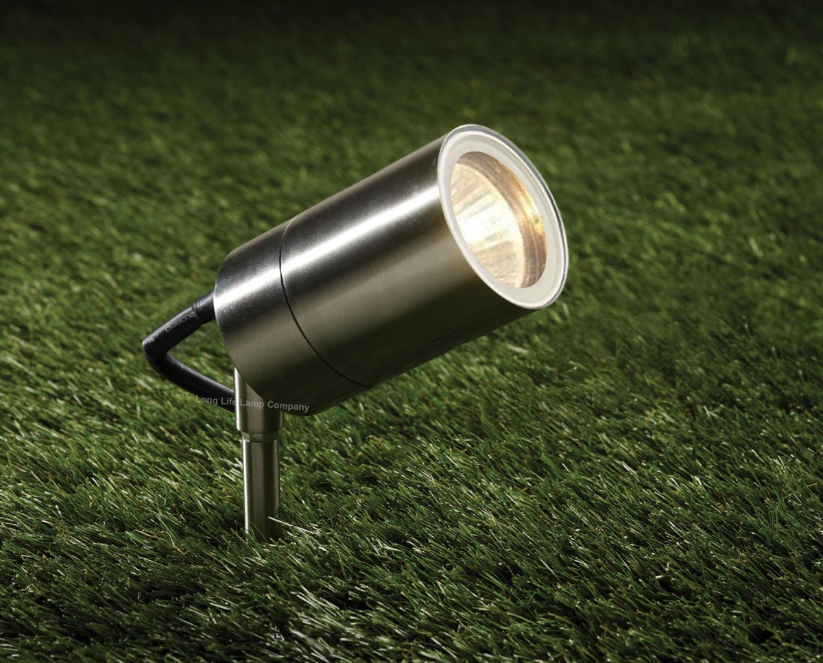 12V Adjustable Stainless Steel MR16 Low Voltage Garden Spike Light - Energy Light Bulbs - Free delivery on all orders
