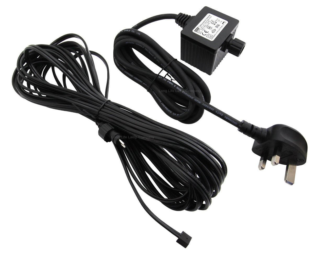 12v LED Driver with wire 10m, 20m 25m Garden Transformer outdoor DC - Energy Light Bulbs - Free delivery on all orders
