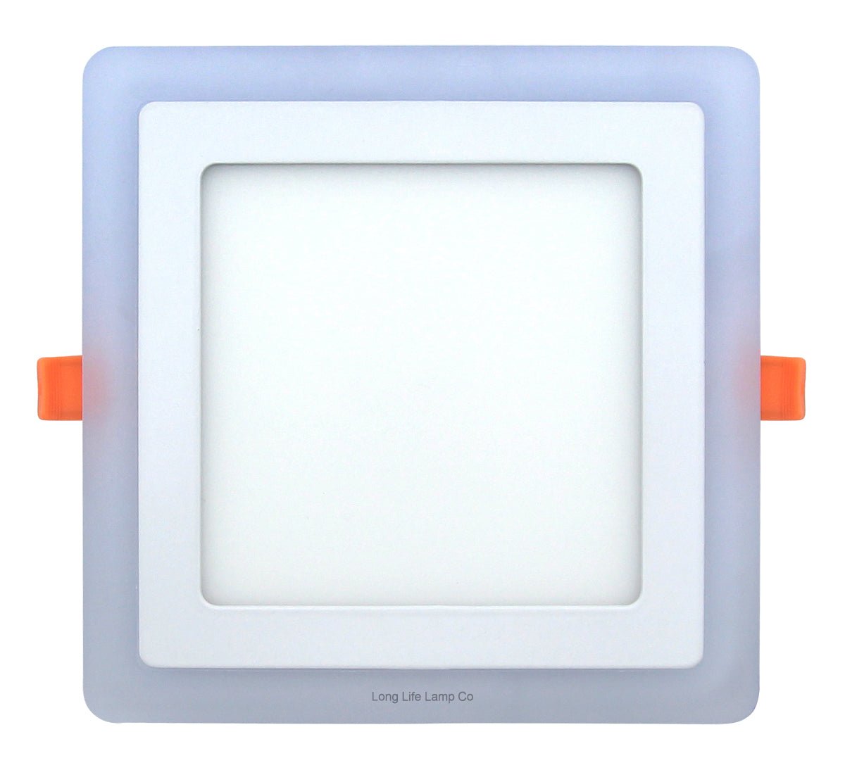 12w + 4w Square Recessed LED Ceiling Panel Light Dual Colour Cool White/Blue - Energy Light Bulbs - Free delivery on all orders