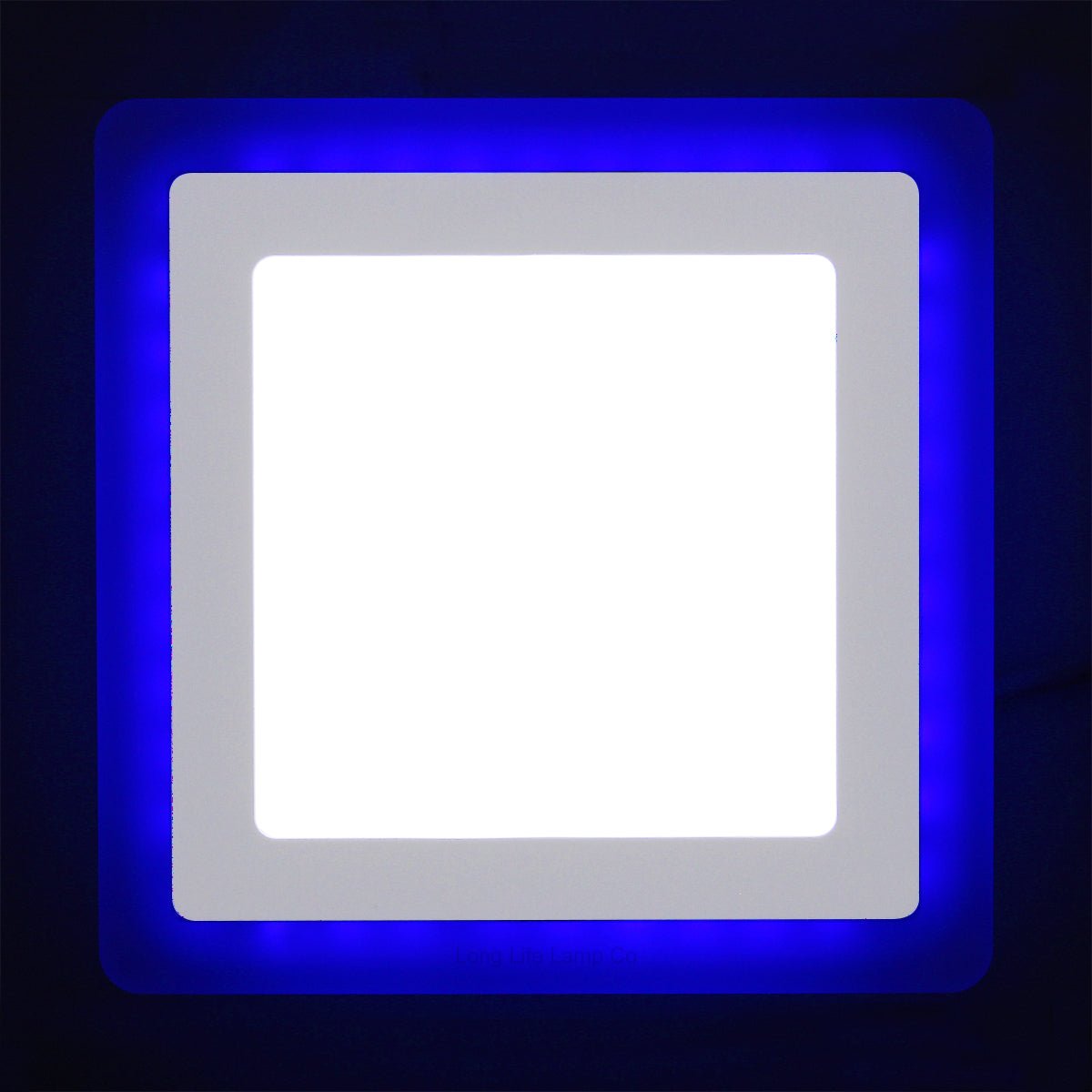 12w + 4w Square Recessed LED Ceiling Panel Light Dual Colour Cool White/Blue - Energy Light Bulbs - Free delivery on all orders