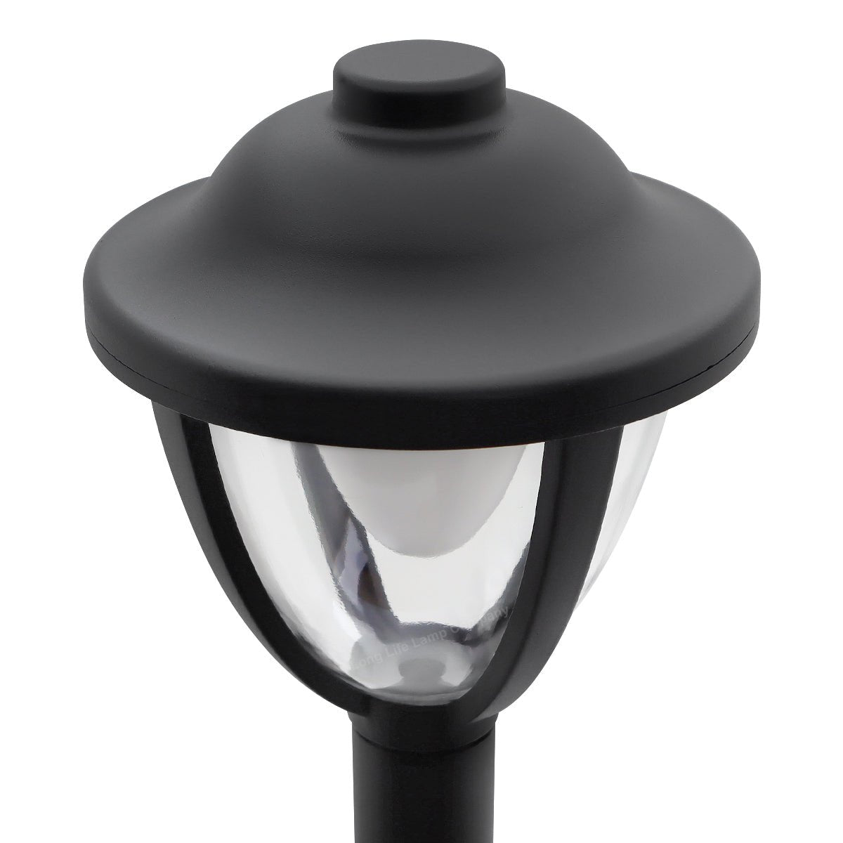 12W LED Bollard Outdoor Garden Light Stainless Steel Black Finish Warm White - Energy Light Bulbs - Free delivery on all orders
