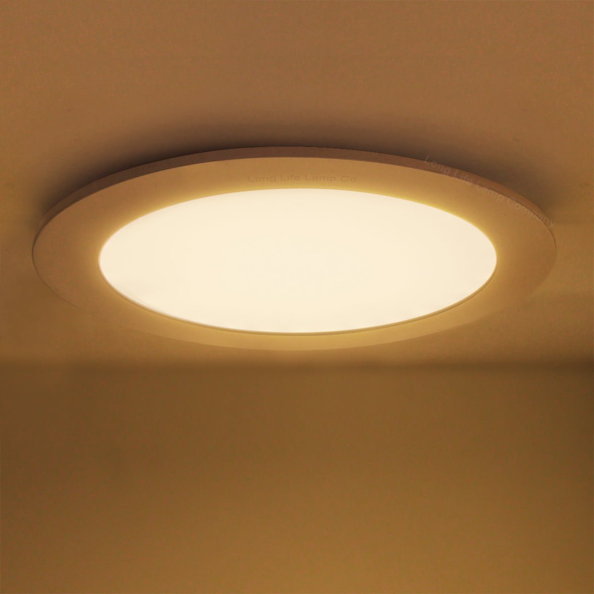 12w LED Round Recessed Ceiling Panel Light Ultra Slim Warm White - Energy Light Bulbs - Free delivery on all orders