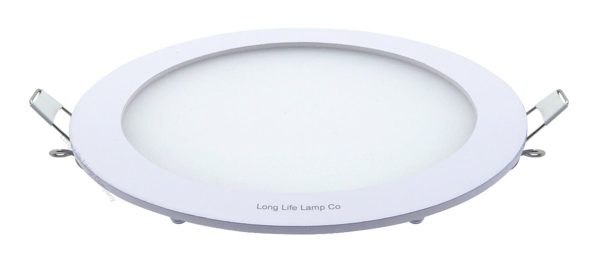 12w LED Round Recessed Ceiling Panel Light Ultra Slim Warm White - Energy Light Bulbs - Free delivery on all orders