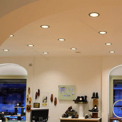 12w LED Round Recessed Ceiling Panel Light Ultra Slim Warm White - Energy Light Bulbs - Free delivery on all orders
