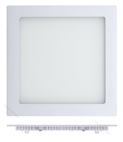12w LED Square Recessed Ceiling Panel Warm White 3000K - Energy Light Bulbs - Free delivery on all orders