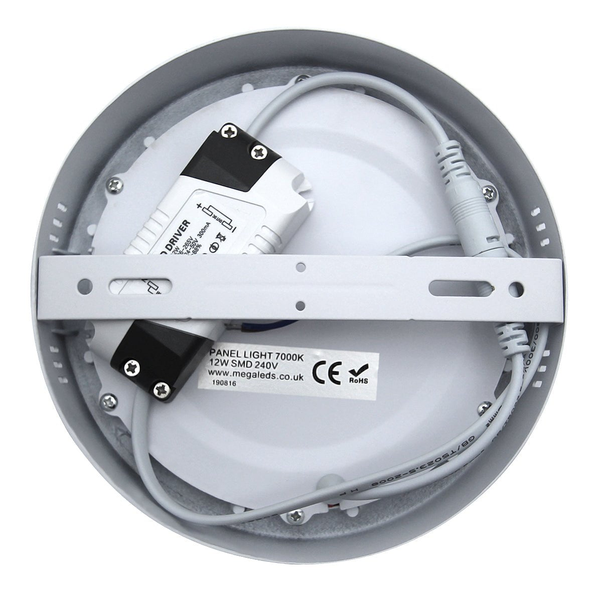 12w LED White Body Round Surface Mount Ceiling Panel Cool White - Energy Light Bulbs - Free delivery on all orders