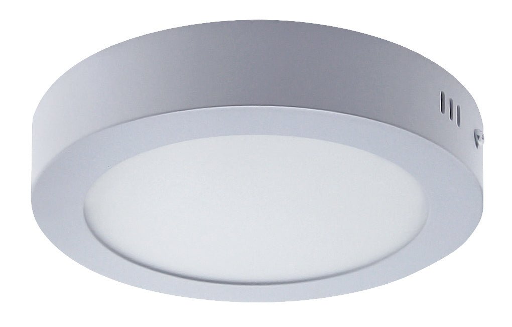 12w LED White Body Round Surface Mount Ceiling Panel Cool White - Energy Light Bulbs - Free delivery on all orders