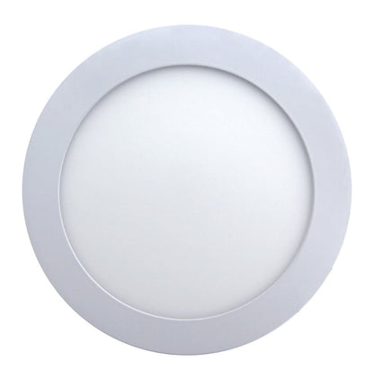 12w LED White Body Round Surface Mount Ceiling Panel Cool White - Energy Light Bulbs - Free delivery on all orders