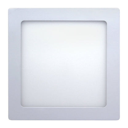 12w LED White Body Square Surface Mount Ceiling Panel Cool White - Energy Light Bulbs - Free delivery on all orders