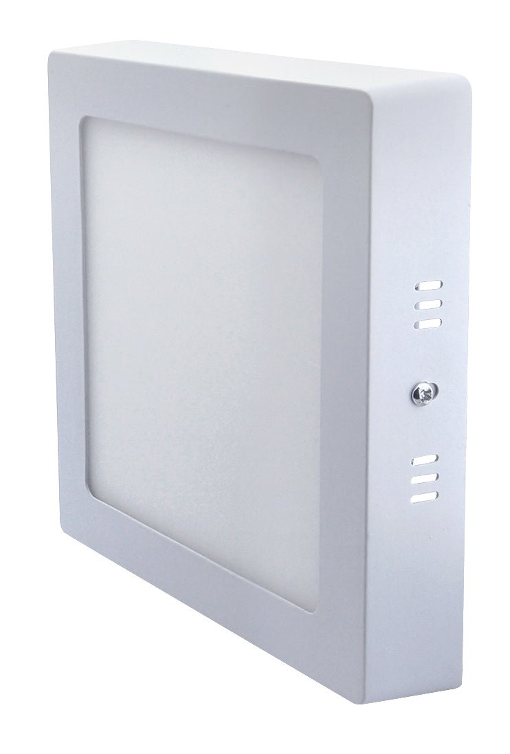 12w LED White Body Square Surface Mount Ceiling Panel Cool White - Energy Light Bulbs - Free delivery on all orders