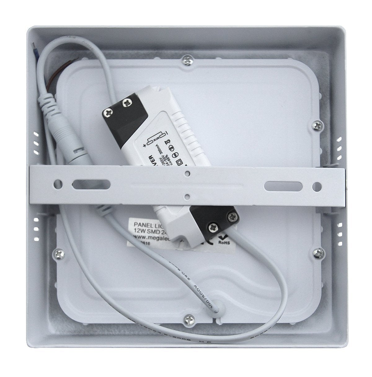 12w LED White Body Square Surface Mount Ceiling Panel Cool White - Energy Light Bulbs - Free delivery on all orders