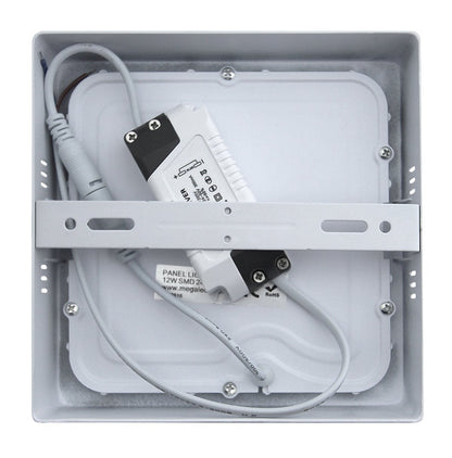 12w LED White Body Square Surface Mount Ceiling Panel Cool White - Energy Light Bulbs - Free delivery on all orders