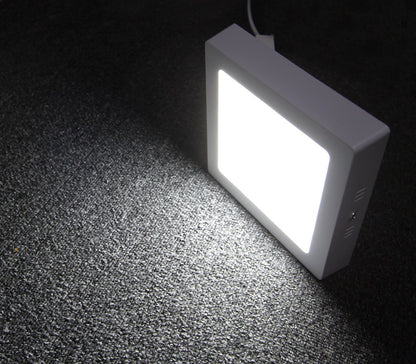 12w LED White Body Square Surface Mount Ceiling Panel Cool White - Energy Light Bulbs - Free delivery on all orders