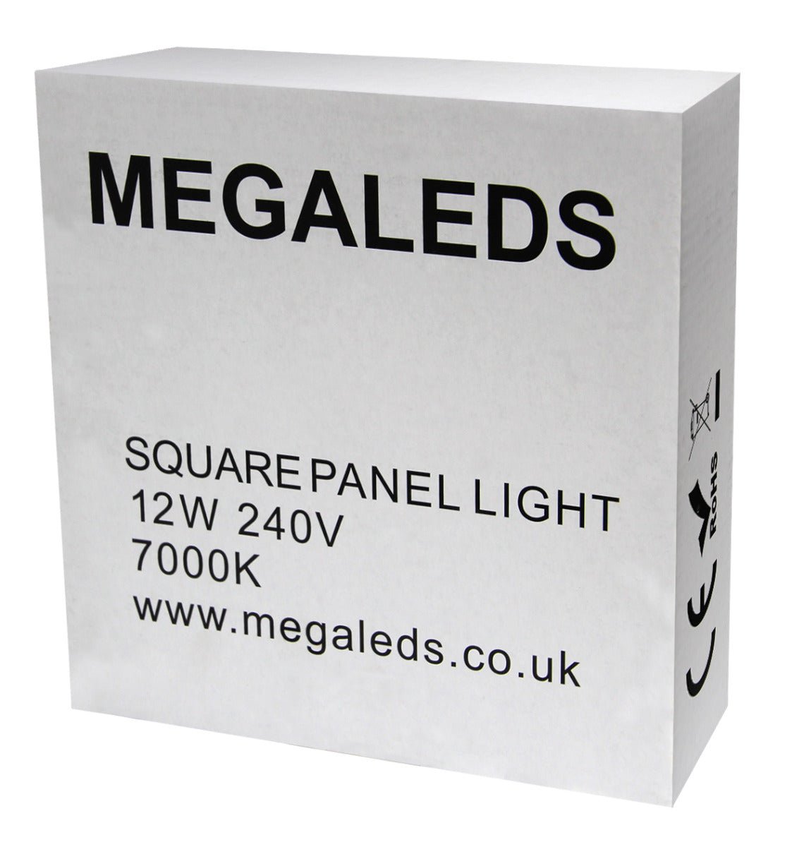 12w LED White Body Square Surface Mount Ceiling Panel Cool White - Energy Light Bulbs - Free delivery on all orders