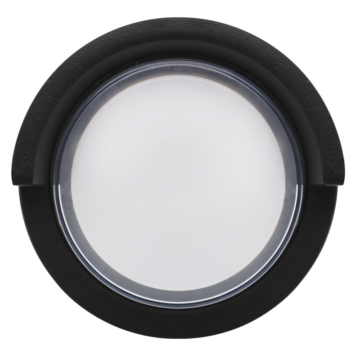 12W Outdoor Modern Round Black LED Wall Light Opal Diffuser 6500K - Energy Light Bulbs - Free delivery on all orders