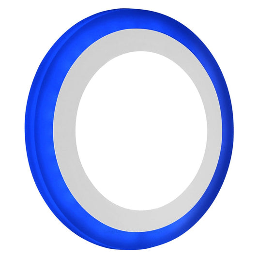 12w Round Recessed LED Ceiling Panel Light Dual Colour Cool White Blue Ring - Energy Light Bulbs - Free delivery on all orders
