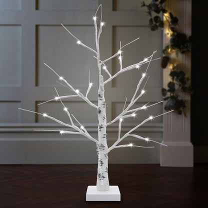 60cm LED Christmas Tree 6000K Dual Power Plug - in Battery - Free delivery on all orders