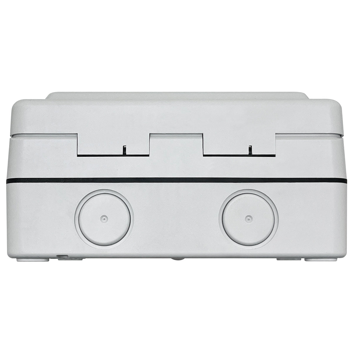 13A 2 Gang Weatherproof Double Outdoor RCD Switched DP Socket IP66 Grey - Energy Light Bulbs - Free delivery on all orders