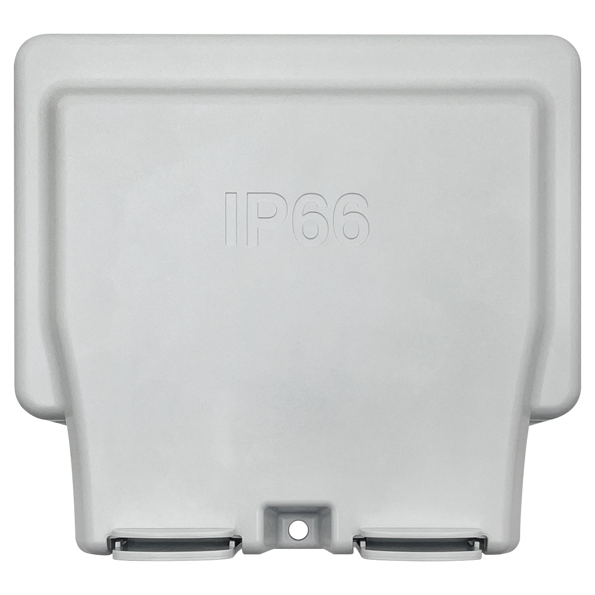 13A 2 Gang Weatherproof Double Outdoor RCD Switched DP Socket IP66 Grey - Energy Light Bulbs - Free delivery on all orders