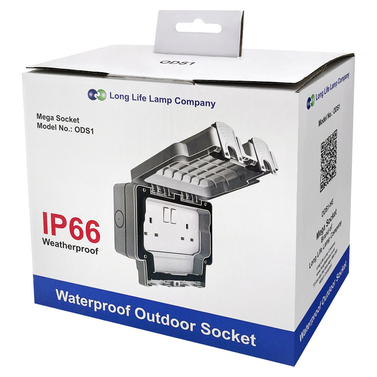 13A 2 Gang Weatherproof Double Outdoor Switched DP Socket IP66 - Energy Light Bulbs - Free delivery on all orders